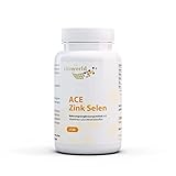 Vita World ACE Zink + Selen 120 Kapseln Vegan Ergänzt mit Vitaminen A, C und E in Optimaler Dosierung Apotheke Herstellung