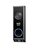 eufy Security Video türklingel E340, Dual türklingel mit Kamera mit Paketerkennung, 2K Full HD Farb-Nachtsicht, Kabel- oder Akkubetrieben, kompatibel mit HomeBase S380, Gebührenfreie Nutzung