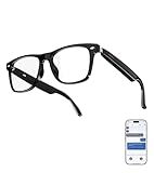 Smart Glasses with AI, Intelligente Bluetooth-Brille für Damen und Herren, Echtzeit Übersetzungsbrille mit 116 Sprachen und Akzente, Smart Brille mit Blaulichtfilter und polarisierte UV-Schutzgläser
