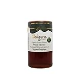 Meligyris Griechischer Bio-Waldhonig mit Wildem Thymian – 100% Naturbelassen, Roh & Ungefiltert – Bio-Honig aus Kreta, 450g