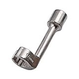 Obotsnoi 1,27 cm (1/2 Zoll) Einspritzdüsen-Steckschlüssel, 12 mm bis 19 mm, mit einfacher Aufbewahrungsbox für effiziente Wartung, 1 blasgeformtes Kofferwerkzeug