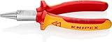 KNIPEX Rundzange isoliert mit Mehrkomponenten-Hüllen, VDE-geprüft verchromt 160 mm, 22 06 160