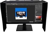 Kadxyan LCD-Videomonitor-Sonnenschutz, Breite 38–65 cm, Verstellbare Monitor-Haube, Allseitiger Sonnenschutz, Für Dell HP Viewsonic Philips Samsung Lenovo ASUS LG EIZO NEC ACER