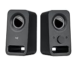 Logitech Z150 PC-Lautsprecher, Stereo Sound, 2 Lautsprecher,...