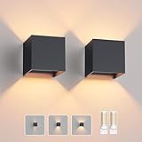 Klighten 2 Stücke LED Wandleuchte mit Austauschbarer G9 LED...