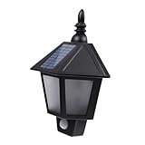 Gadpiparty 1 Satz Solar-Wandleuchte Solar-Sicherheitsleuchten Solar-Terrassenlichter im Freien IP led wall lights Sonnenlicht Dekor Garten Solarleuchte geführtes Solarlicht Flamme schmücken