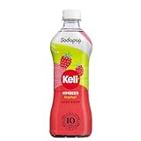 Sodapop Keli Sirup Himbeer, fruchtiges Getränkekonzentrat, kalorienarm, 1 Flasche ergibt 10 L Fertiggetränk, 500 ml
