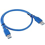 CLSSLVVBN USB 3.0 Kabel, schnelles Festplatten Verbindungskabel, Heimbüro Anpassungskabel, Laptop Stecker Stecker Kabel, Übertragungskabel