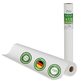 Veluxis® Premium Glattvlies als Untertapete & für Malerarbeiten – überstreichbar, rissüberbrückend, formstabil – Vlies Tapete, Wandvlies in Premium-Qualität (Weiß, 25,00 m x 0,75 m - 130g/m²)