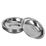 VALICLUD 8 Stück Runde Dip Schalen für Sojasauce Gewürze und Snacks Multifunktionale Servierplatten für Zuhause und