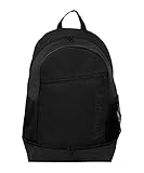 Uhlsport ESSENTIAL BACKPACK Rucksack Outdoor Indoor Sport Wandern Fitness Gym Fußball Handball Radfahren - Multifunktionsrucksack mit Bodenfach - wasserabweisend - schwarz