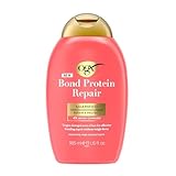 OGX Repair and Protect Bond Protein Repair Shampoo, 385 ml – Stärkt und repariert sprödes, trockenes oder beschädigtes Haar mit Lipi Pro Shield Technology und Dual-Action-Repair-Technologie