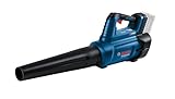 Bosch Professional 18V System Akku-Gebläse GBL 18V-750 (Volumenstrom von 780 m³/h, Luftgeschwindigkeit von bis zu 198 km/h, variable Drehzahl)