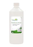 Alpenland Destilliertes Wasser | 1 Liter | Destilliertes Wasser für medizinische Zwecke, Labor & Aquaristik | Osmosewasser Alternative | Kalkfreies Wassser für Bügeleisen, CPAP-Geräte & Kosmetik