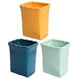 Anseom 3er Obstschneider Set - Multifunktionaler Tassenschneider aus Edelstahl und Kunststoff für Obst, Gemüse und Salat