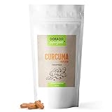 Curcuma + Piperin Kapseln | 120 x Stück - 1680 mg Tagesdosis | Vegan - 1 Monatspackung verkapselt in Deutschland | Dorado Superfoods®