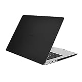 MOSISO Hülle Nur kompatibel mit Huawei MateBook D 14 2020 2019 Release, Schutz Plastik Hartschale Case Cover, Schwarz