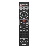 AULCMEET EUR7729KE0 Ersatzfernbedienung Kompatibel mit Panasonic Blu-Ray Disc/DVD HDD HDMI TV Recorder DMR-E55P9 DMR-ES10 DMR-E55K DMR-E55S DMR-EH50P DMR-EH60