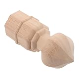 ABOOFAN Europäischer Holz-deko-säulenaufsatz Stabiles Elegantes Treppenhaus-dekor mit Französischem Flair DIY Holzvorhangstangen-endkappen für Treppen Hochzeiten Wohnraumgestaltung