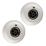 2 Stück Strand-Trolley-Räder, Ballon-Reifen, PVC, breite Reifenoberfläche, weiche volle Kajakfahrt-Campingwagen, Ersatzräder