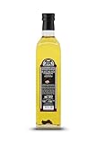 Valnerina Tartufi schwarzes Trüffelöl 500ml Black Truffle Oil, Olivenöl mit schwarzem Trüffelaroma und echtem Trüffel, Öl zum Kochen und Würzen, Flasche 500 ml
