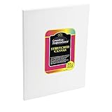 Creative Inspirations Künstler-Leinwand, vorgespannt, 1,6 cm tief, 284 g, doppelt grundiert, säurefrei, weiße Baumwollente, 10 Stück, Größe 15,2 x 15,2 cm