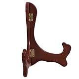 Ciieeo Kunststoff Tellerständer für Runde Teller mit Multifunktionalem Design zur Sicheren Präsentation und Stilvollen Dekoration in Braun