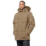 Jack Wolfskin Herren Glacier Canyon Parka, Cookie, M