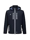 SCHIETWETTER Herren Herren Funktionsjacke Niedrigwasser Nolan | wasserdichte Outdoorjacke mit 10.000 mm Wassersäule | Atmungsaktive Allwetterjacke mit Kapuze Navy M