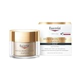 Eucerin Hyaluron-Filler + Elasticity Nachtpflege 50 ml, Gesichtscreme fördert die Hautelastizität, reduziert Falten und Flecken, Anti Aging Creme mit Hyaluronsäure und Thiamidol