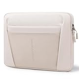 GAOCHY 15-16 Zoll Laptop-Tasche Wasserfeste Laptoptasche für MacBook Pro 16 M4/M3/M2/M1 Pro/Max 2024-2021, Vivobook 15/16, 15,6 Zoll Chromebook/Inspiron/Latitude/IdeaPad, XPS 16, Perlweiß