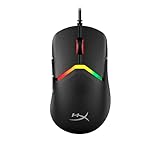 HyperX Pulsefire Saga Gaming Maus – Modulare Gaming-Maus, bis zu 26.000 DPI, 8K Polling Rate, Optical Switches, RGB-Beleuchtung, Leichtgewicht 69g, kompatibel mit PC, PS5 & Xbox, Schwarz