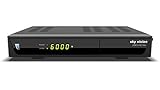 SKY VISION Sat Receiver Digital 2000 HD Satelliten Receiver, Twin Tuner Sat-Receiver (Full HD 1080p, USB-Mediaplayer, DVB-S2, HDMI, SCART, PVR, Unicable), schwarz