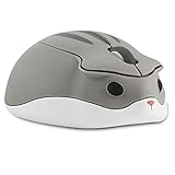 Kabellose Maus, niedliches Cartoon-Tier-Hamster-Design, leise Maus, tragbar, 1200 dpi, USB, schnurlose Mäuse für PC, Mac, Laptop, Computer, Geschenk für Kinder, Frauen, Erwachsene