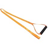 BESPORTBLE Robuster Jagdschleppgurt mit Rutschfestem Griff Faltbar und Abnehmbar Strapazierfähiges Nylon Vielseitig für Wild Lastentransport im Outdoor Einsatz Orange