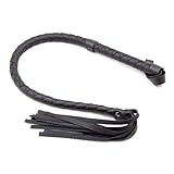 Geflochtene SM Peitsche : Leder-Optik Bullenpeitsche Bull Whip Spanker Fetish Sex Toy