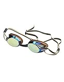 Beco Unisex – Erwachsene Boston Mirror Wettkampfbrille, Gold, One Size