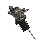 Weinausgießer - Weinbelüfter Ausgießer, Weinausgießer aus Zinklegierung, einzigartiger Weinflaschenausgießer | Weinausgießer Drachenkopf, einzigartiger D-förmiger Weinausgießer