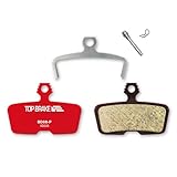 Top Brake Scheibenbremsbeläge für Mountainbikes für AVID SRAM Code R/RE/RSC Guide RE | MTB, Bergab, Trailbikes | Keramikmischung, Performance-Version, Rot (PIN enthalten)