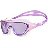 arena The One Mask Junior Anti-Fog Schwimmbrille für Kinder, Schwimmmaske mit Großen Verspiegelten Gläsern, UV-Schutz, Selbstjustierender Nasensteg, Orbit-Proof Dichtungen