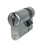 ABUS Vitess 2000 Halbzylinder 45/10 mm | Profilzylinder Schließzylinder Zylinder | mit Bohrschutz & technischem Kopierschutz | Patentschutz bis 2034 | Inklusive 5 Schlüssel | Sicherungskarte