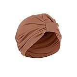 Frosch Hüte Haar Muslimischer Hut Frauen Bonnet Wrap Schal Turban Baseballmützen Herren Cap Schwarz (Coffee, One Size)