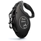 flexi® Giant Black Edition L Gurt 8 m schwarz, Roll-Leine für Hunde bis 50 kg