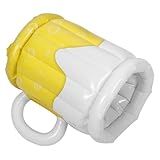 ULTECHNOVO Aufblasbarer Getränkekühler Bierkrug PVC Extra Große Aufblasbare Kühlbox für Strand und Sommerpartys Leichter Eiswürfelbehälter Wiederverwendbar