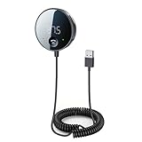 eppfun Auto FM Transmitter & Bluetooth Empfänger mit LED-Display, unterstützt Klinke 3,5mm Ausgang und microSD-Karte Musikwiedergabe