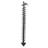 Weikeya Schneetiefenmesser, Präzise Skala, Schneefall-Messgerät, Robust, 91,4 cm, Leicht Ablesbar, für den Garten