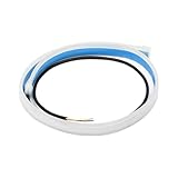 Rtyweth 2 x Auto-LED-Tagfahrlicht, flexibler Streifen, rot, blau, eisblau, Blinker, 12 V, Signalleuchten, Weiß, Gelb, 2 Stück