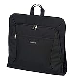 travelite Kleidertasche für Anzüge und Hemden, Gepäck Serie MOBILE: Knitterfrei reisen mit der Kleidersack Anzugtasche ,001717-01, 107 cm, 15 Liter, schwarz