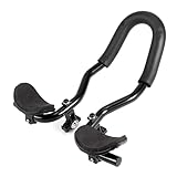 Bike Aero Bar - Aluminium Aerobar Aufsätze für Rennrad - Leichtgewicht Armauflage Fahrradzubehör Für Pendeln Reisen Training Rennrad Freizeitfahren