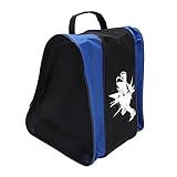 UKCOCO Skate-Rucksack Rollschuhtaschen Rollschuhe Skaten Im Einklang Tragen Skatetaschen Schlittschuhtasche Beutel Schlittschuhe Skatetasche Für Jungen Eislaufzusatz Für Frauen Blau Stoff